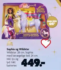 Fætter BR Sophia og Wildstar, DKK 449 tilbud