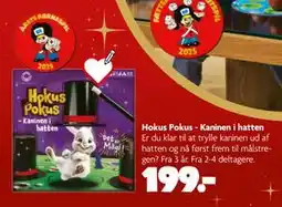 Fætter BR Hokus Pokus - Kaninen i hatten, DKK 199 tilbud