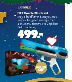 Fætter BR NXT Double Blastersæt, DKK 499 tilbud
