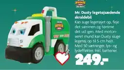 Fætter BR Mr. Dusty legetøjsædende skraldebil, DKK 249 tilbud