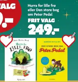 Fætter BR Hurra for lille frø eller Den store bog om Peter Pedal, DKK 249 tilbud