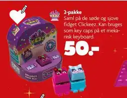 Fætter BR Clickeez, DKK 50 tilbud
