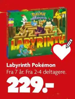 Fætter BR Labyrinth Pokémon, DKK 229 tilbud