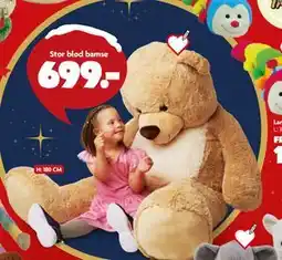 Fætter BR Stor blød bamse, DKK 699 tilbud