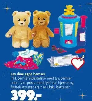 Fætter BR Lav dine egne bamser, DKK 399 tilbud