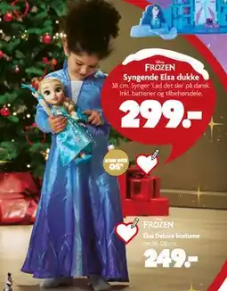Fætter BR Syngende Elsa dukke, DKK 299 tilbud
