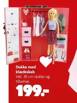 Fætter BR Dukke med klædeskab, DKK 199 tilbud