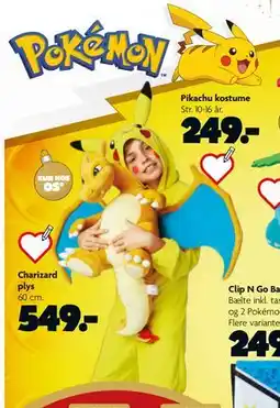 Fætter BR Charizard plys, DKK 549 tilbud