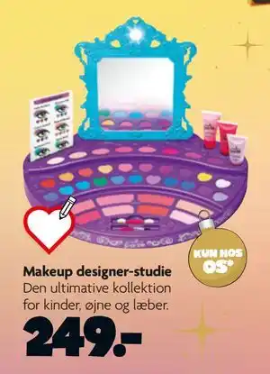 Makeup designer-studie, DKK 249