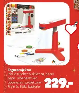 Fætter BR Tegneprojektor, DKK 229 tilbud
