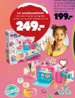 Fætter BR Ler smykkeværksted, DKK 249 tilbud