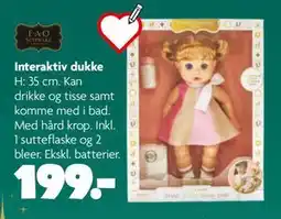 Fætter BR Interaktiv dukke, DKK 199 tilbud