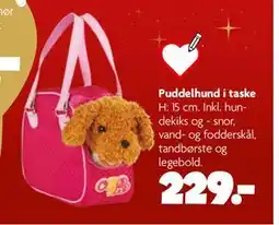 Fætter BR Puddelhund i taske, DKK 229 tilbud