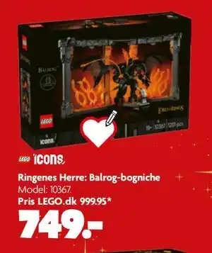 Fætter BR Ringenes Herre: Balrog-bogniche, DKK 749 tilbud