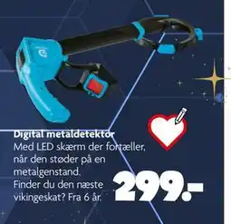 Fætter BR Digital metaldetektor, DKK 299 tilbud