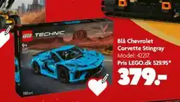 Fætter BR Blå Chevrolet Corvette Stingray, DKK 379 tilbud