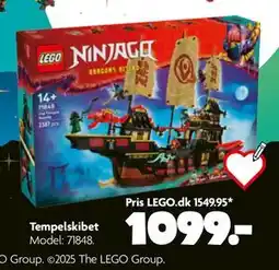 Fætter BR Tempelskibet, DKK 1099 tilbud