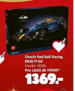 Fætter BR Oracle Red Bull Racing RB20 F1-bil, DKK 1369 tilbud