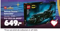 Fætter BR Batman Forever Batmobile , DKK 649 tilbud
