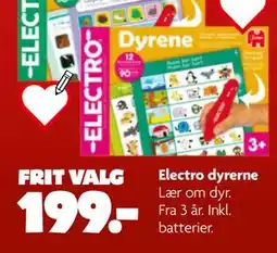 Fætter BR Electro dyrerne, DKK 199 tilbud