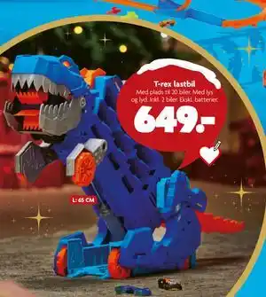 Fætter BR T-rex lastbil, DKK 649 tilbud