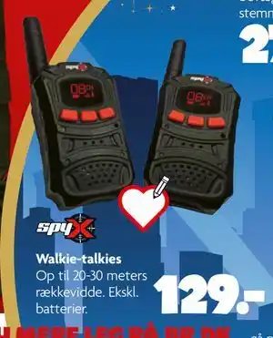 Fætter BR Walkie-talkies, DKK 129 tilbud