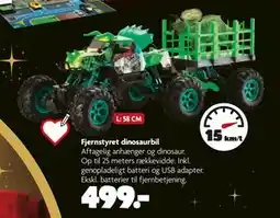 Fætter BR Fjernstyret dinosaurbil, DKK 499 tilbud