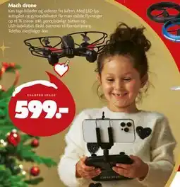 Fætter BR Mach drone, DKK 599 tilbud