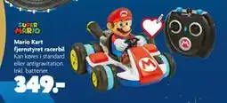 Fætter BR Mario Kart fjernstyret racerbil, DKK 349 tilbud