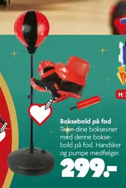 Fætter BR Boksebold på fod, DKK 299 tilbud