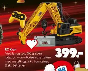 Fætter BR RC Kran, DKK 399 tilbud