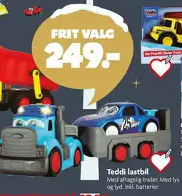 Fætter BR Teddi lastbil, DKK 249 tilbud