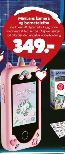 Fætter BR MiniLens kamera og børnetelefon, DKK 349 tilbud