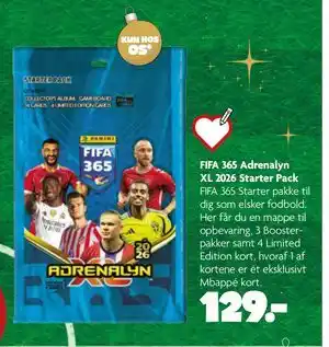 Fætter BR FIFA 365 Adrenalyn XL 2026 Starter Pack, DKK 129 tilbud