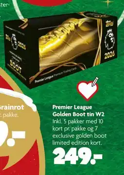 Fætter BR Premier League Golden Boot tin W2, DKK 249 tilbud