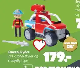 Fætter BR Køretøj Ryder, DKK 179 tilbud