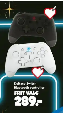 Fætter BR Deltaco Switch Bluetooth controller, DKK 289 tilbud