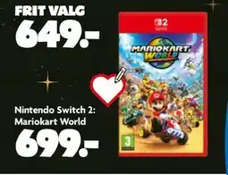 Fætter BR Nintendo Switch 2: Mariokart World, DKK 699 tilbud