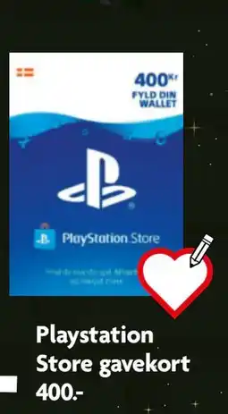 Fætter BR Playstation Store gavekort, DKK 400 tilbud