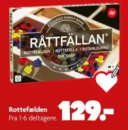 Fætter BR Rottefælden, DKK 129 tilbud