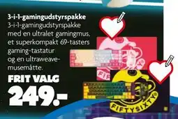 Fætter BR 3-i-1-gamingudstyrspakke, DKK 249 tilbud