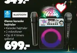 Fætter BR iDance karaoke højttaler, DKK 699 tilbud