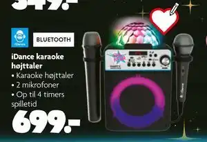 Fætter BR iDance karaoke højttaler, DKK 699 tilbud