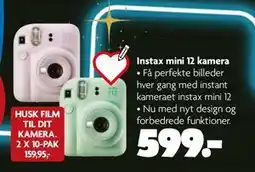 Fætter BR Instax mini 12 kamera, DKK 599 tilbud