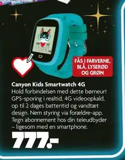 Fætter BR Canyon Kids Smartwatch 4G, DKK 777 tilbud