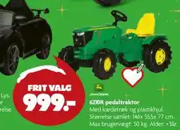 Fætter BR 6210R pedaltraktor, DKK 999 tilbud