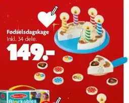 Fætter BR Fødselsdagskage, DKK 149 tilbud