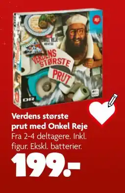 Fætter BR Verdens største prut med Onkel Reje, DKK 199 tilbud