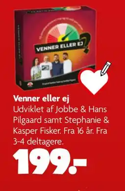 Fætter BR Venner eller ej, DKK 199 tilbud