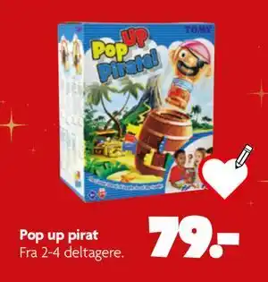 Fætter BR Pop up pirat, DKK 79 tilbud